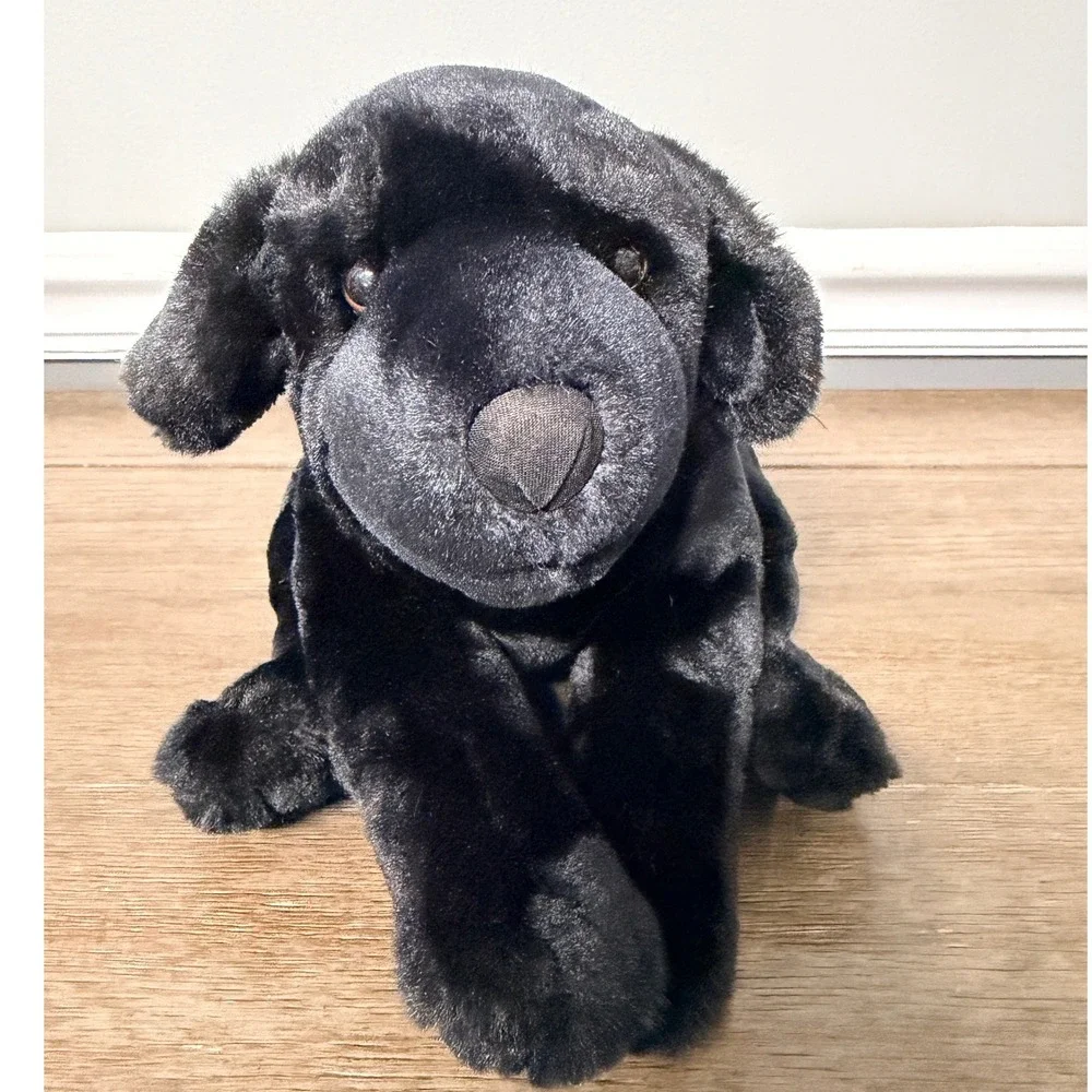 Vintage 2000 Kids Preferred Black Labrador‎ Retriever Puppy Dog Plush